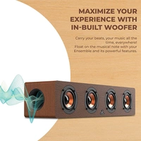 iGear Ensemble 20W Wooden Portable Soundbar With USB/TF Card Support