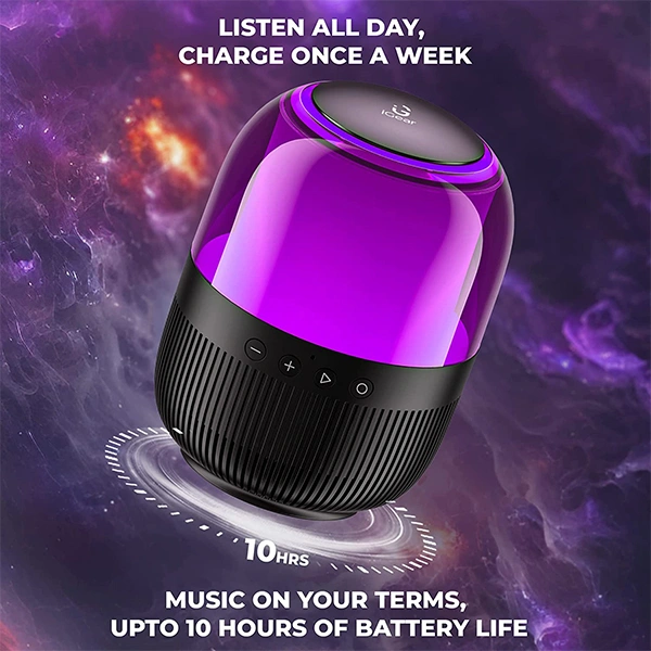 iGear Galaxy 10W Bluetooth Speaker With 360 Degree Surround Sound & Bass Radiator