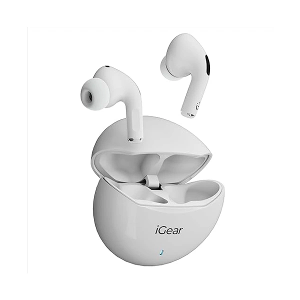 iGear IGear Gemz Wireless Earbuds with Mic - White - White