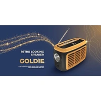 iGear Goldie Radio and Bluetooth Speaker With In -Built Mic