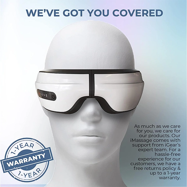 iGear iMassager Eye massager with Heat, Air pressure Foldable & Portable