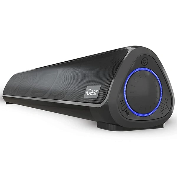 iGear Immerse Soundbar 20W Bluetooth Speaker With Heavy Bass - Blue, White