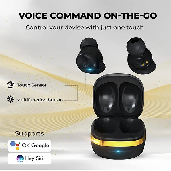 iGear Mini Bluetooth Truly Wireless In-Ear Earbuds With Mic (Noise Isolation)