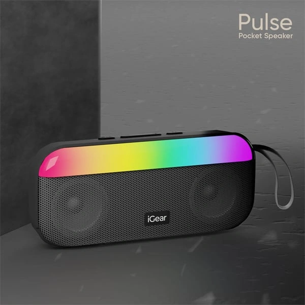 iGear Pulse Bluetooth Party Speaker - White - White