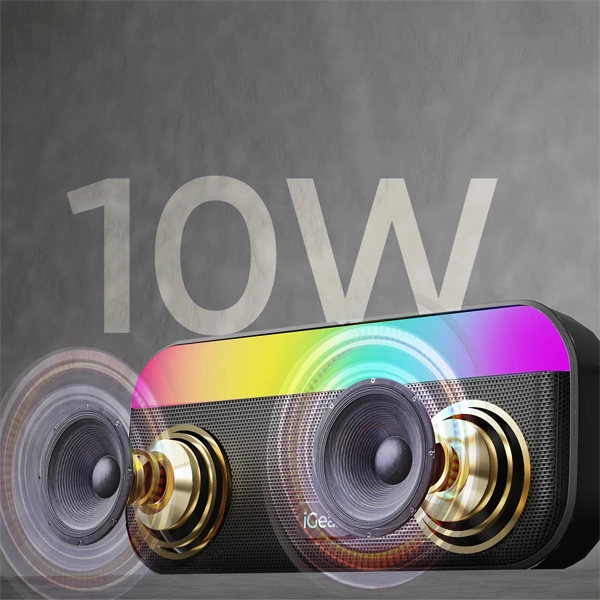 iGear Pulse Bluetooth Party Speaker - White - White
