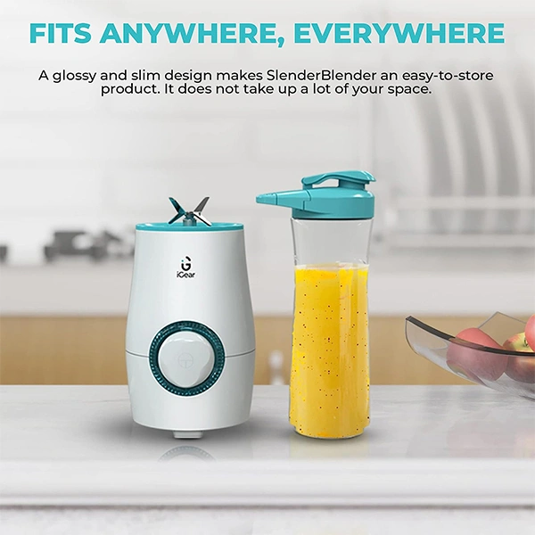 iGear Slender Blender 300W Blender + Grinder Smoothie Maker With 500ML Blending Jar