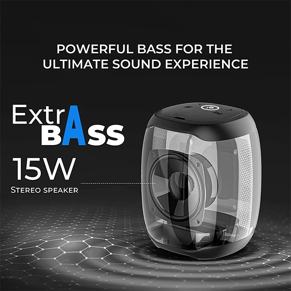 iGear Spectrum Mini Portable Bluetooth Speaker With 180 Degree LED Lights