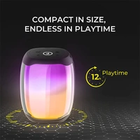 iGear Spectrum Mini Portable Bluetooth Speaker With 180 Degree LED Lights