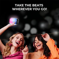 iGear Spectrum Mini Portable Bluetooth Speaker With 180 Degree LED Lights