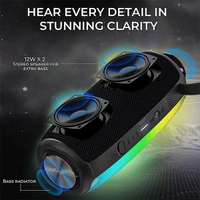 iGear Spectrum Portable Bluetooth Party Speaker With 180 Degree LED Light Show