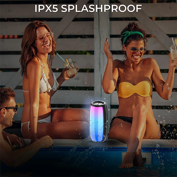 iGear Spectrum Portable Bluetooth Party Speaker With 180 Degree LED Light Show