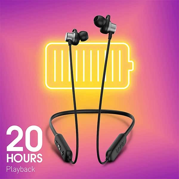 Infinity Glide N200 In Ear Wireless Earphones with Mic - Red - Red