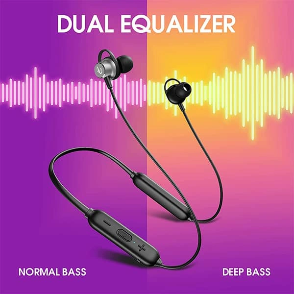 Infinity Glide N200 In Ear Wireless Earphones with Mic - Red - Red
