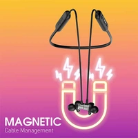 Infinity Glide N200 In Ear Wireless Earphones with Mic - Red - Red