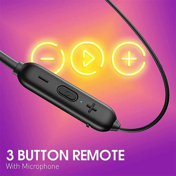 Infinity Glide N200 In Ear Wireless Earphones with Mic - Red - Red