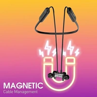 Infinity - JBL Tranz N400 in-Ear Neckbands with 36 Hr Playtime - Black/Red - Black/Red