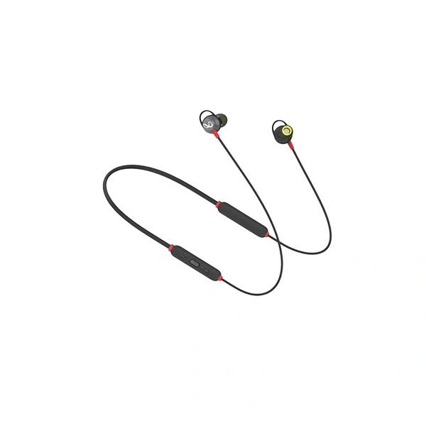 Infinity - JBL Tranz N400 in-Ear Neckbands with 36 Hr Playtime - Black/Red - Black/Red