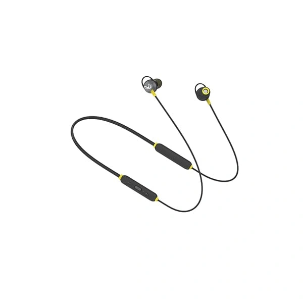 Infinity - JBL Tranz N400 in-Ear Neckbands with 36 Hr Playtime - Black/Yellow - Black/Yellow