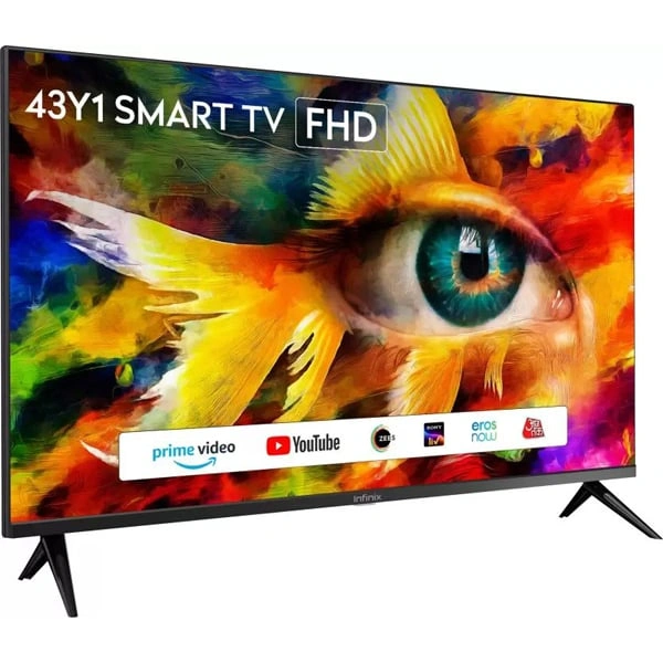 Infinix Y1 109 cm (43 inch) Full HD LED Smart Linux TV (43Y1) - Black