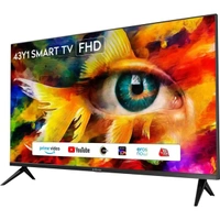 Infinix Y1 109 cm (43 inch) Full HD LED Smart Linux TV (43Y1) - Black