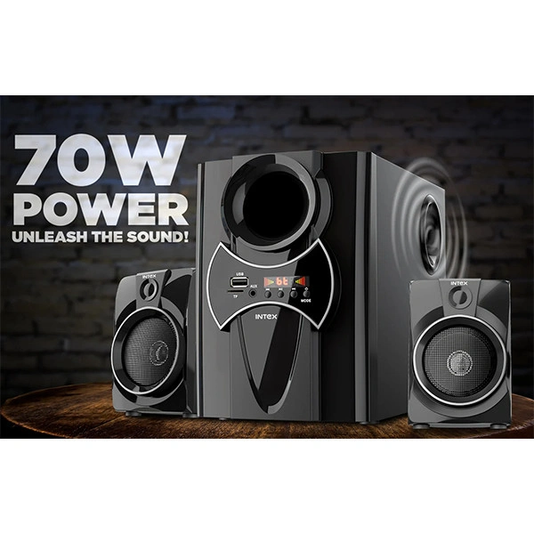 Intex 2650 Pro FMUB 4.1 CH Multimedia Speaker (70W)