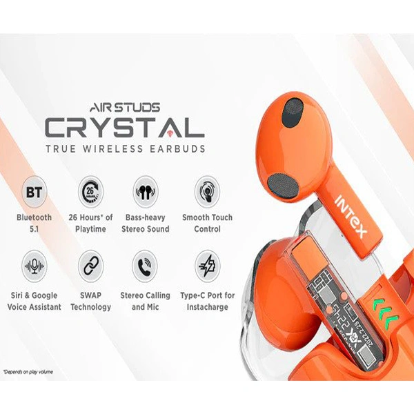 Intex Air Studs Crystal True Wireless Airpods