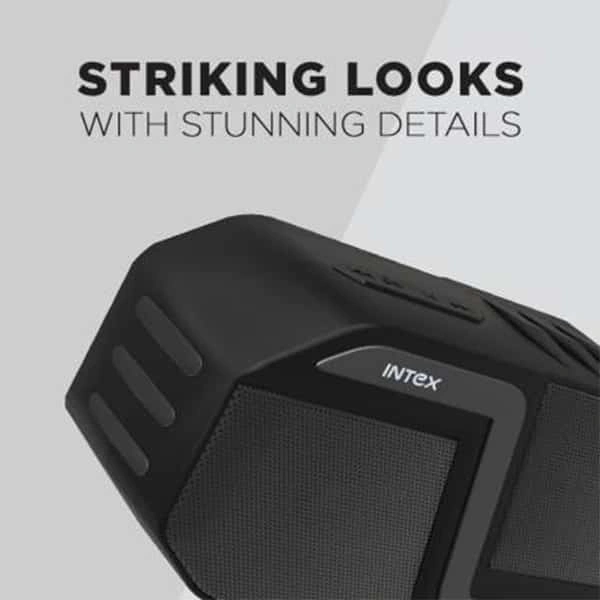 Intex Beast 801 10 W Bluetooth Speaker - Black - Black, New