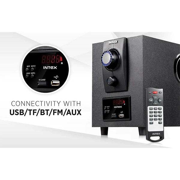 Intex Boom 1666 TUFB 2.1 CH 35W Multimedia Speaker