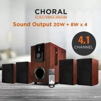 Intex Choral 60W 4.1 CH Bluetooth Home Theatre