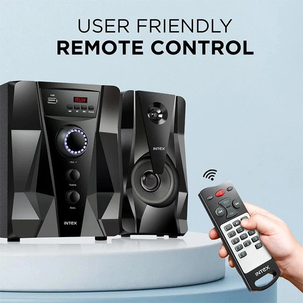 Intex Crystal FMUB 2.1 CH 45W Multimedia Speakers