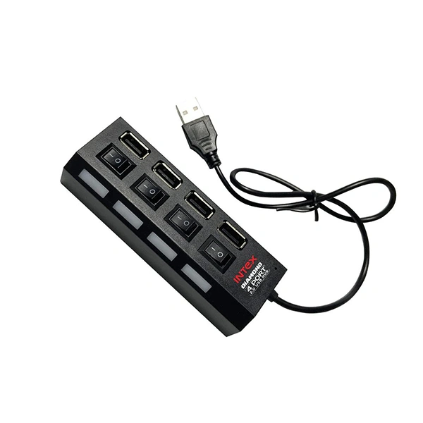 Intex DIAMOND 4 Port 2.0 USB Hub