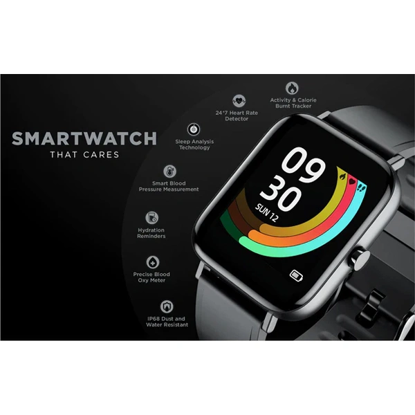 Intex FitRist Style Oxy Meter (SpO2) Watch - Army Green - Army Green