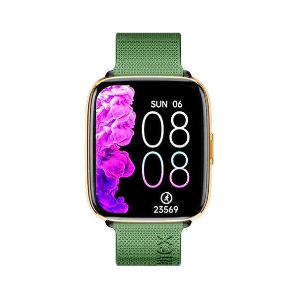 Intex FitRist Vogue S1 Smart BT Calling Watch - Olive Green - Olive Green