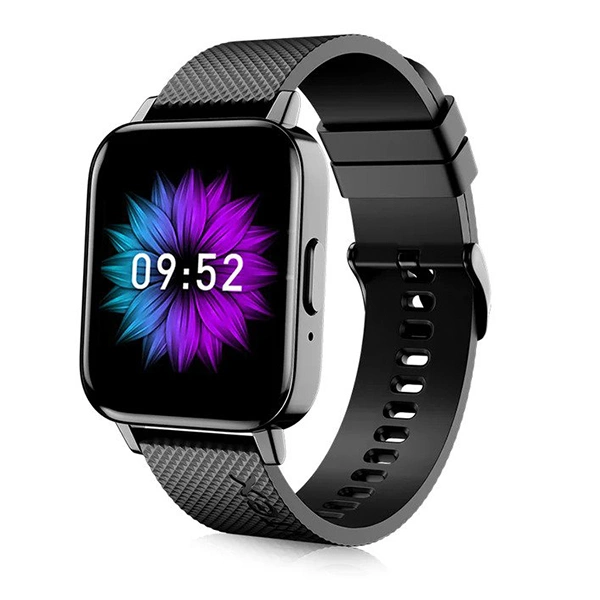 Intex FitRist Vogue Smart Watch with Dual Pairing BT Calling Feature - Titanium Silver - Titanium Silver