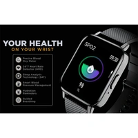 Intex FitRist Vogue Smart Watch with Dual Pairing BT Calling Feature - Titanium Silver - Titanium Silver
