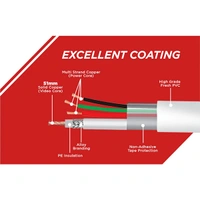 Intex Pure Copper 3+1 (90M) CCTV Camera Cable