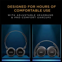 Intex Roar 201 Wireless Headphone Bluetooth Headset - Black, New
