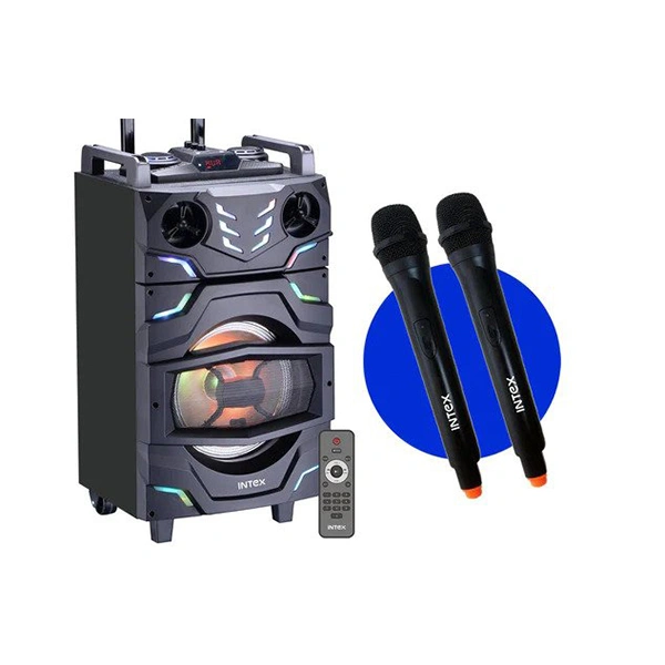 Intex T-300 TUFB (Dual) 60W v5.1 Trolley Speaker