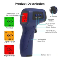 Intex Thermo Beam Infrared Thermometer with Advance Laser Pointing - Blue