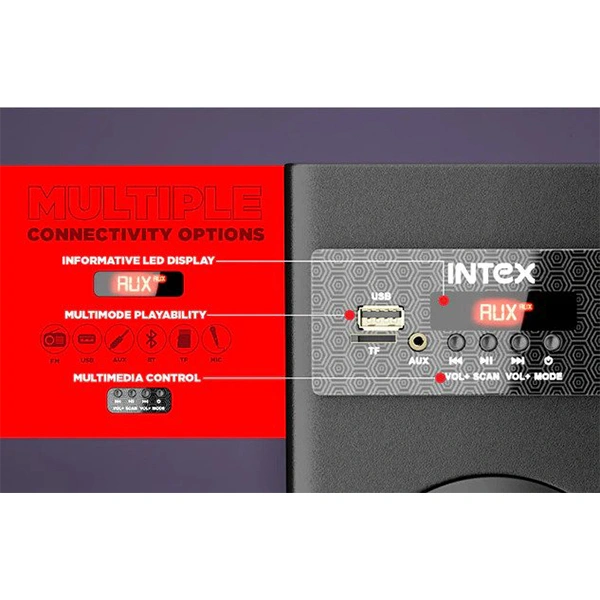 Intex TW 11801 TUFB 70W 1.0 Tower Speaker