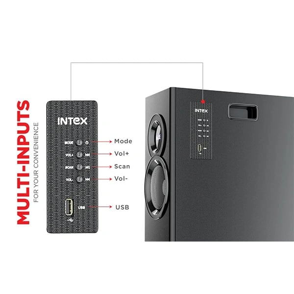 Intex TW 11804 TUFB 130W Tower Speaker
