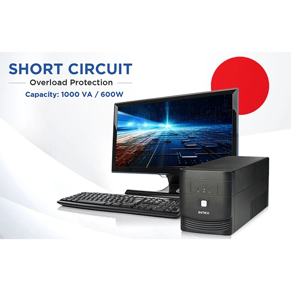 Intex Ups Gamma 1000 (UPS with 1000VA / 600W Capacity)