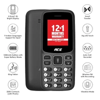 Itel Ace2 Lite Keypad Mobile - Black - Black
