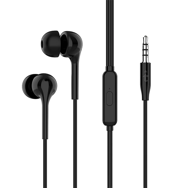 Itel K9 Wired Earphone with in-line Mic - White - White