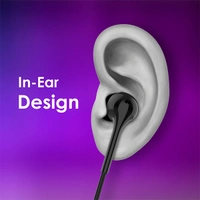Itel K9 Wired Earphone with in-line Mic - White - White