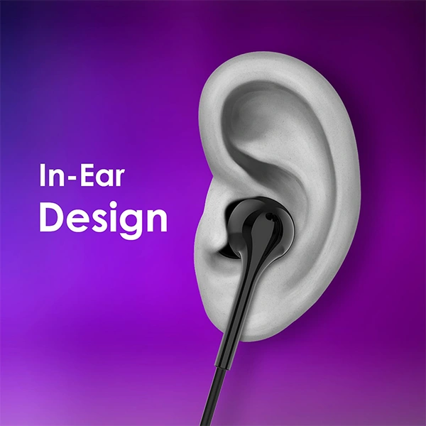 Itel K9 Wired Earphone with in-line Mic - White - White