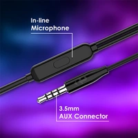 Itel K9 Wired Earphone with in-line Mic - White - White