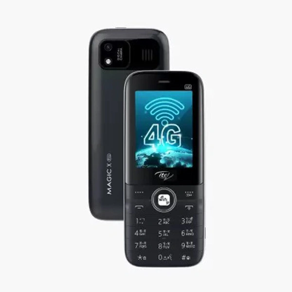 Itel Magic X Pro 4G (2500mAh Big Battery, Expandable Storage Upto 64GB) - Black - Black