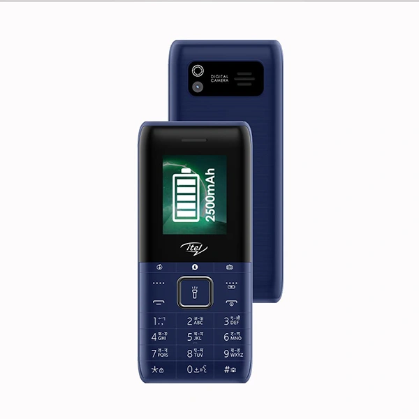 Itel Power 200 2500 mAh battery Expandable Storage Upto 32GB - Deep Blue - Deep Blue