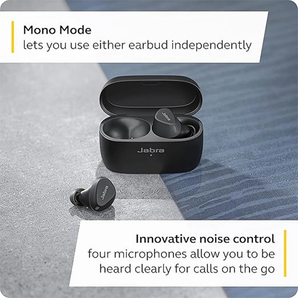 Jabra Elite 4 Active in-Ear Bluetooth Earbuds - Navy - Navy